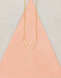 Petite Triangle Necklace