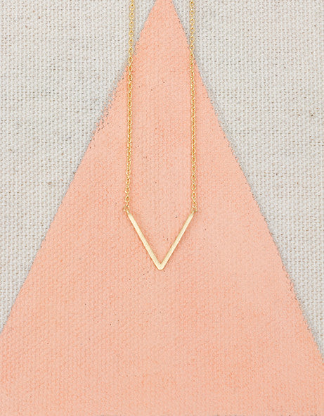 Petite Triangle Necklace